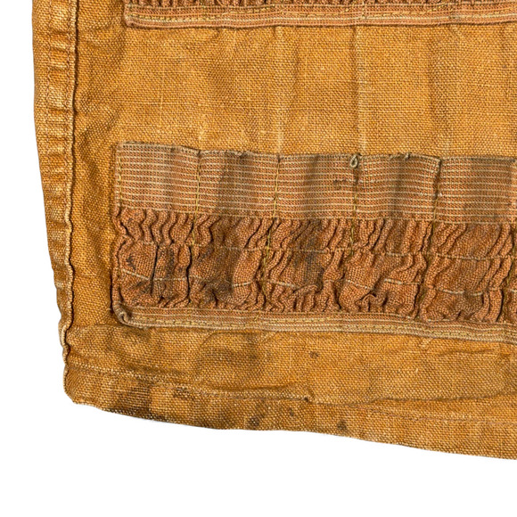 Vintage Montgomery Ward Hunting Vest Adult MEDIUM Brown Duck Canvas Heritage 50s - Picture 6 of 12